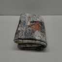 vivorug Washable Rug, Ultra Soft Area Rug 4x6, Non Slip Abstract Small Rug, Stain Resistant Rugs for Living Room Bedroom, Modern Fluffy (Gray/ Rust, 4'x6')