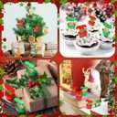 50 Pcs Christmas Mini Elf Figures Tiny Resin Elves Elf Legs Figurines Xmas Ornaments for Goodie Bag Fillers Winter Xmas Stocking Stuffers Birthday Gifts Table Decorations