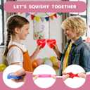 28 Pack Mochi Squishy Toys, Party Favors for Kids Ages 4-8-12, Mini Fidget Toys for Classroom, Birthday, Valentines Day, Easter, Treasure Box Prizes, Goodie Bag Stuffers