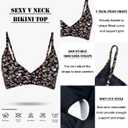Amy Babe Women's High Waisted Bikini Sets Push Up Twist Front Spaghetti Straps Ruched Two Piece Swimsuit Bathing Suit (Black, S)