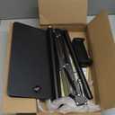 Tablet Floor Stand with 5LB Metal Base, Overhead Bed Phone Stand Angle Height Adjustable Holder, Universal Floor Stand Compatible with iPhone iPad Pro Air Mini, Samsung Tab, Kindle, E-Readers