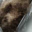 ATRUG 5 ft Round Fluffy Brown Rug for Bedroom,Tie Dyed Furry Round Carpet Non Slip Fuzzy Shaggy Plush Circle Area Rug Rug for Living Room Teen Room Nursery Room Playroom Kids Room Home Decor Washable