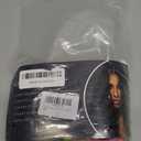 Boho Faux Locs With Curly Pure Protein Fiber Close to Human Hair Curls 7packs 18 Inch Pre Looped Boho Goddess Locs Bohemian Crochet Loc For Women, 1B