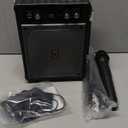 HWWR Karaoke Machine, Portable Bluetooth Speaker with 2 Wireless Microphones for Adults & Kids,Singing Machine for Parties and Gatherings, PA System Supports TWS/USB/TF/REC/AUX and TV Connected