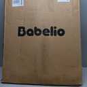 Babelio Baby Gate for Doorways and Stairs, 26''-40'' Auto Close Dog/Puppy Gate, Easy Install, Pressure Mounted, No Drilling, fits for Narrow and Wide Doorways, Safety Gate w/Door for Child and Pets