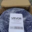 VEVOR Strip Curtain, 100' Length x 12" Width x 0.12" Thickness, Clear Ribbed PVC Curtain Strip Door Bulk Roll, Plastic Door Strips for Doorway of Supermarket, Garage, Warehouse, Barn, Pet Animal House