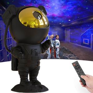 SFOUR Astronaut Galaxy Projector Night LightLights for Bedroom,Kids Room Decor Aesthetic, Adjustable Head Angle,Gift for Kids Adults Home Party Ceiling DecorChristmas Gift (Black)