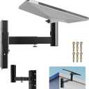 Adjustable Starlink Mini Mount Kit With Adapter - Heavy Duty Wall, Pole, and Roof Mounting for Starlink Internet Satellite