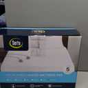 Serta Heated Mattress Pad Cal King Size - Electric Mattress Pad, 10 Heat Setting Controller, Auto Shut Off Timer, Deep Elastic Pocket, Up to 17" Mattress, ETL Certified, Machine Wash, Cal King, White