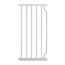 ALLAIBB Extra Wide Pressure Mounted Baby Gate Walk Through Child Kids Safety Toddler Tension White Long Large Pet Dog Gates with Extension for doorways Kitchen and Living Room (14.17"/36cm)