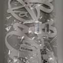 Bride to Be Sign - Glitter White Felt Letters Bridal Shower Sign for Backdrop Bride to Be Sign Letters for Balloon Arch Photo Props Bachelorette Engagement Wedding