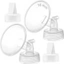 Maymom 16mm Flange and Duckbill Valve Compatible with Spectra S1 Spectra S2 Spectra 9 Plus Not Original Spectra Pump Parts Replace Spectra S2 Pump Parts Spectra Flange Spectra Duckbill Valve