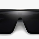 Dollger Square Oversized Sunglasses for Women Men Fashion Flat Top Big Black Frame Shades