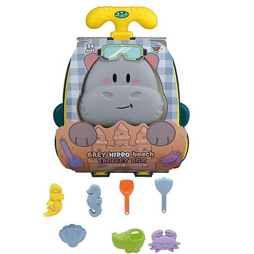 Sand Toys Portable Travel Beach Toys for Seaside Travel Playground ( Gray )