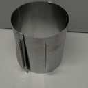 Cake Ring 20cm High Adjustable Round Cake Ring Stainless Steel Mousse Baking Moulds Bakeware Supplies for Baking Cooking Making Tool