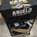 Graphic T-Shirt – Black, White & Gold/Yellow Printed Graphic Tee,2XL