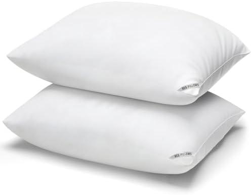 Piwaal Luxury Hotel Pillows for Sleeping 2 Pack,Bed Pillows Standard Size Set of 2,Down Alternative Filling,Pillows for Back,Stomach and Side Sleepers