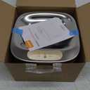 oneisall Wireless Cat Water Fountain, 3.5L/118oz Battery Operated Pet Drinking Fountain Stainless Steel, Running Water Dispenser Fountains for Cats, Cordless Rechargeable with Motion Sensor(Hale 3.5L)