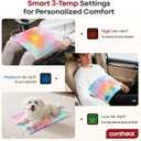 USB Heating Pad, 5V Heated Travel Pads, 3 Heat Settings & Auto Shut Off, Hot Therapy for Pain Relief Abdomen Cramps 16"x 12" Non-Rechargeable, Colorful