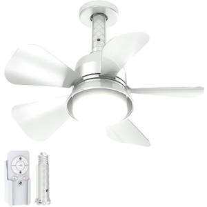 Ceiling Fan Light with Lights and Remote,3000K-6000K Ceiling Fan, 1000 Lumens LED 3 Colors Ceiling Fans for Kitchen Home, White