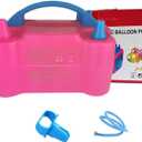 Balloons Air Pump Sohapy Dual-Nozzle Portable Electric Balloon Blower Pump/Electric Balloon Inflator for Decoration (110-120V 600W)