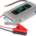 HALO Bolt Ultimate 3 Portable Car Battery Jump Starter | 130 PSI Air Compressor, 55.5Wh USB Power Bank, Large Display, Emergency Floodlight & Charger, Jumps Cars SUVs & Trucks, Inflates Tires  Silver