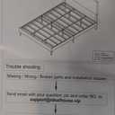 Garvee King Bed Frame, Gray