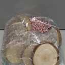 Unfinished Natural Wood Slices 30 Pcs 2.75-3.1 inch Wood Coaster Pieces Craft Wood kit Predrilled with Hole Wooden Circles Great for Arts and Crafts Christmas Ornaments DIY Crafts Rustic Wedding