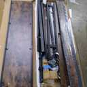 BedsPick Queen Size Bed Frame with 2-Tier Storage Headboard, Sturdy Metal Platform Bed Frame with Charging Station & LED Lights, Noise-Free/Metal Support/No Box Spring Needed, Rustic Brown