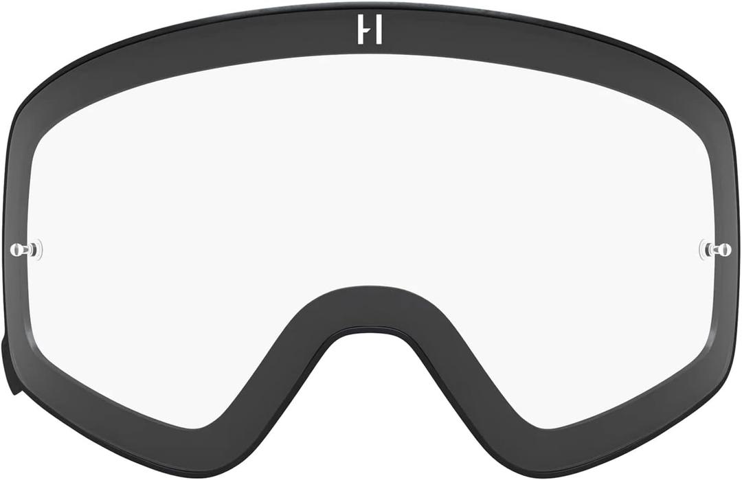 Havoc Racing Infinity Lenses - Interchangeable Magnetic Replacement Lenses - Anti-Fog, Anti-UV, Anti-Scratch Wide Goggle Lens (Clear)