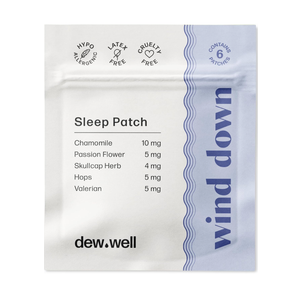 6-Pack Wind Down Sleep Patches with Chamomile to Support Restful Sleep – No Melatonin & No Latex – Wearable, Easy to Use for Adults - Sleepy Stickers, Set of 2 Packs