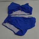 Daci Plus Size Two Piece Swimsuits - Women High Waisted Bikini Tummy Control Bathing Suits Knot Twist Swimwear 2025 (Royal Blue, 16+)