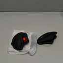 Nulea M511 Wireless Trackball Mouse, Rechargeable Ergonomic Thumb-Control Mouse with Tilt Stand, Smooth & Precision Tracking, 3 Device Connection (Bluetooth or USB Receiver), for PC/Mac/Laptop-Red