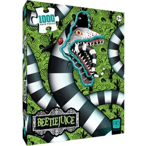 Beetlejuice Sandworm! 1,000 Piece Jigsaw Puzzle, Dimensions 19 x 27, Featuring The Sandworm from Tim Burtons Classic Film, Challenging and Engaging Officially Licensed Beetlejuice Merchandise