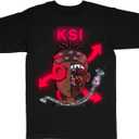 KSI Unisex Adult Aotp Deluxe Tee (Black, S)