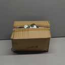 HyeFlora Artificial Faux Hanging White Flowers Plants Basket for Outdoor Outside Christmas Winter Decor, Fake UV Resistant Realistic Morning Glory Flowers for Porch Home Balcony Yard Patio Decoration