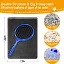 Cat Litter Mat Litter Trapping Mat,Cat Litter Box Mat for Floor 32"x22", 2 Layer Llitterbox Mats for Pet kitty,Litter Rug Catcher,Waterproof Urine Proof, Clean Easily, Collapsable, Medium