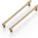Ravinte 20 Pack 7-1/2 Inch Hole Center Solid Kitchen Cabinet Handles Champagne Bronze Dresser Pulls Cabinet Drawer Pulls for Kitchen Cupboard Hardware