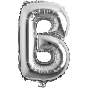 32 inch Letter Balloons Silver Alphabet Number Balloons Foil Mylar Party Wedding Bachelorette Birthday Bridal Shower Graduation Anniversary Celebration Decoration (32 inch B Silver)