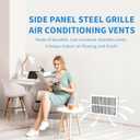 30x16 Return Air Grille (Duct Opening Size), Air Return Vent Cover, AC Vent Cover, Cold Air Return Vent Cover, Flat Return Air Grilles, Outer Dimensions:31.75"W x 15.75"H (30"Wx14"H, Duct Opening)