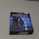 2-in-1 Dog Shock Collar & Dog Bark Collar - Smart Anti Barking Dog Training Collar with 5 Adjustable Sensitivity & 3300FT Remote for All Breeds IP67 Waterproof E-Collar (Black)