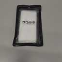 Phone Case Compatible with iPhone 12 Mini Case Shock White Checkered Flames Transparent Case