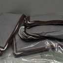 Lifewit 6 Pack Clothes Storage Bins with Lids, Foldable Blanket Storage Bags with Zippers, Clear Window and Reinforced Handles, Closet and Organization for Clothing, Sweater, Comforter, Bedding, Gray