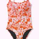 Beautikini Period Swimwear One Piece Leakproof Swimsuit Menstrual Tummy Control Bathing Suit for Teens Girls and Women (S)