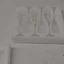 UMI UMIZILI Classic Champagne Flutes, Set of 12, 6 Oz Premium Stemmed Champagne Glasses, Sparkling Wine Glass, Crystal Clear
