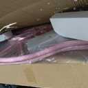 Weehom Princess Canopy Bed Frame with 4 Posters, Sturdy Metal Platform Mattress Foundation with Headboard & Footboard No Box Spring Needed Twin Size Bed for Kids Girls Adults Pink