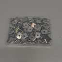 Shelf Support Pegs, 50 Pcs Shelf Pegs with Hole, 5mm (1/5 inch) Cabinet Shelf Bracket Pegs, L-Shaped Nickel Plated Shelf Pins Holders for Bookcase Kitchen Closet Shelf Shelves Furniture Cabinet