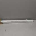 Pushglossy 32" Aluminum U Shaped Door Sweep, Adjustable Weatherstrip, White