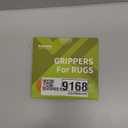 Rabenda 8 Pcs Grippers for Rugs, Non Slip Rug Pads for Hardwood Floors and Tiles, Reusable Rug Tape for Area Rugs, Dual Sided Adhesive Rug Pad Gripper Keep Corners Flat(Black)