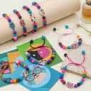 12pcs Volcanic Stone Beaded Cat Bracelets for Girls Kids Women, Cute Animal Cat Charms Adjustable Bracelets, Cat Party Favors Goodie Bag Stuffers Classroom Rewards Girls Play Jewelry Gift